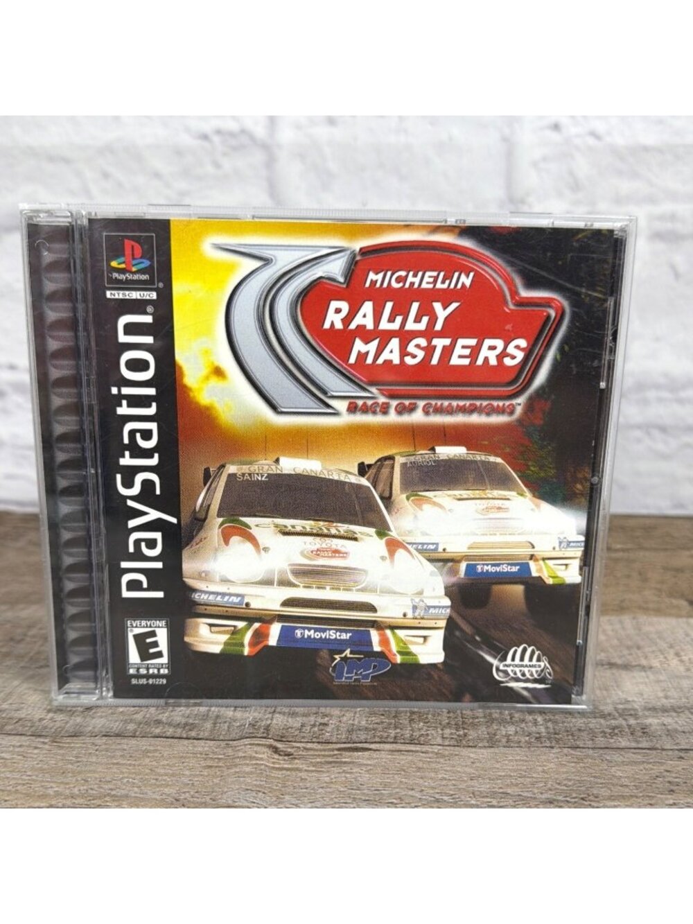 Vintage Michelin Rally Masters Race Champions PlayStation PS1 Video Tested CIB